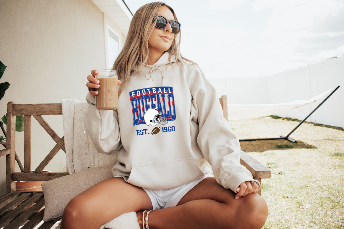 Buffalo Football Hoodie – EST. 1960 Vintage Design