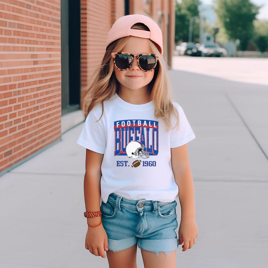 Buffalo Football Toddler T-Shirt – EST. 1960 Vintage Design