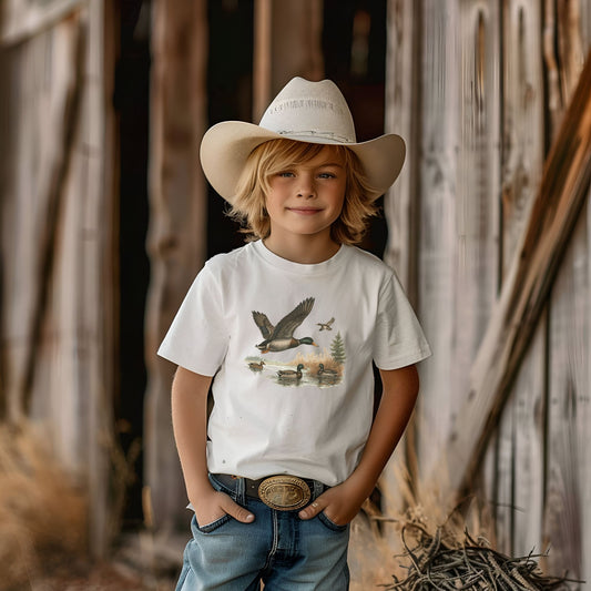 Vintage Mallard Duck Toddler T-Shirt