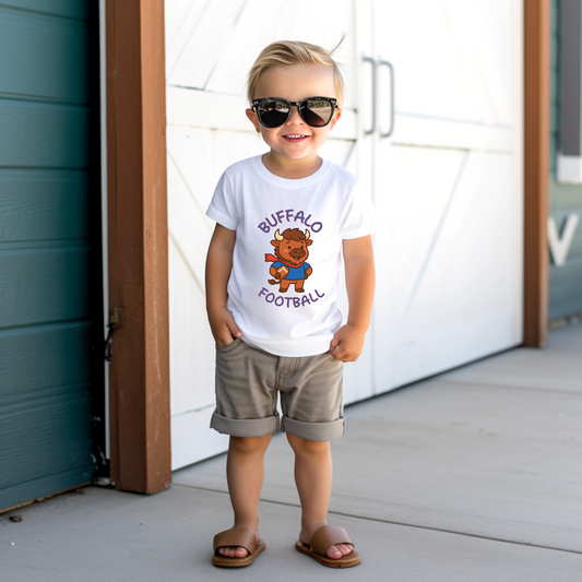 Kids Buffalo Football Shirt – Youth Game Day Tee