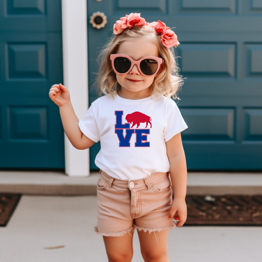 Toddler Buffalo LOVE T-Shirt