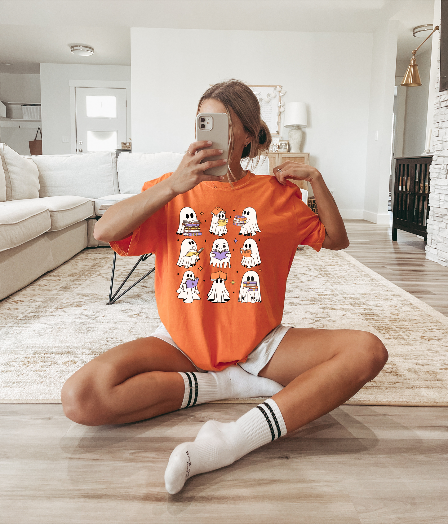 Bookish Ghosts Halloween Tee