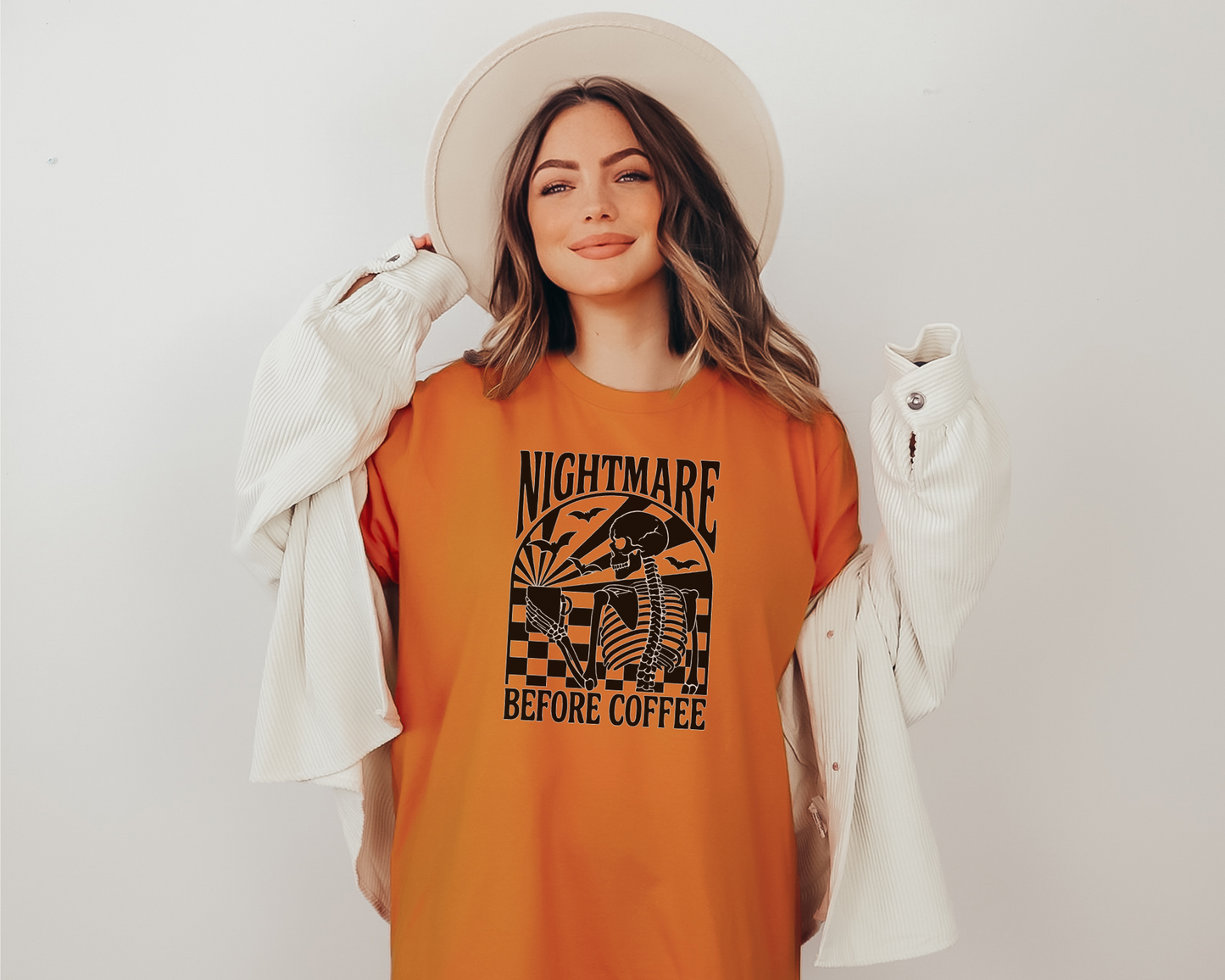 Nightmare Before Coffee T-Shirt – Bella+Canvas