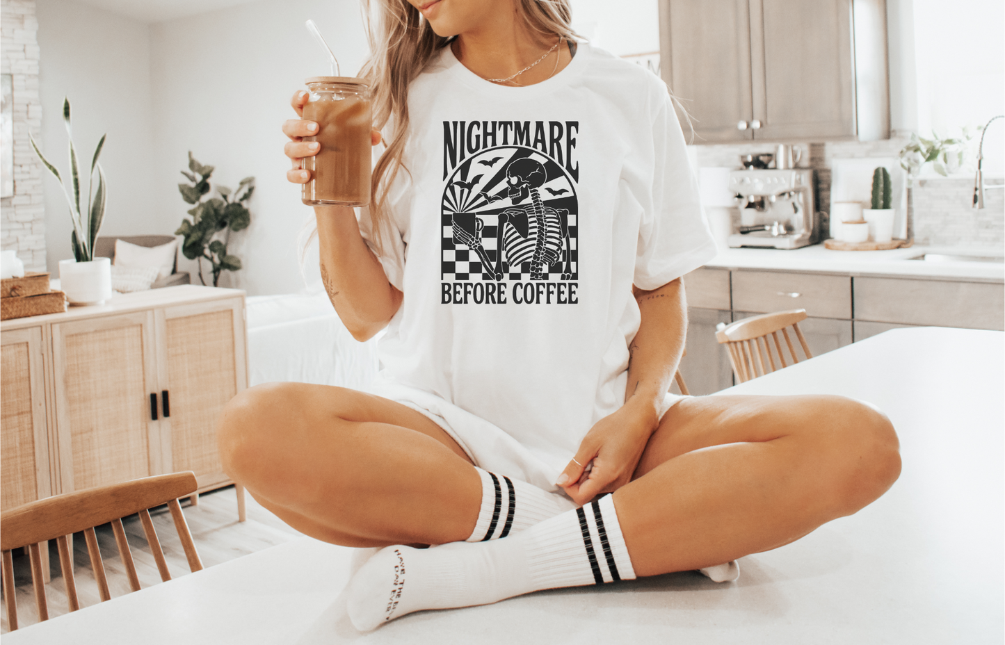 Nightmare Before Coffee T-Shirt – Bella+Canvas