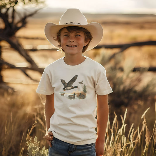 Vintage Mallard Duck Youth T-Shirt